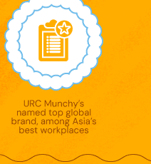 URC Munchy's named top global brand among Asia's best workplaces